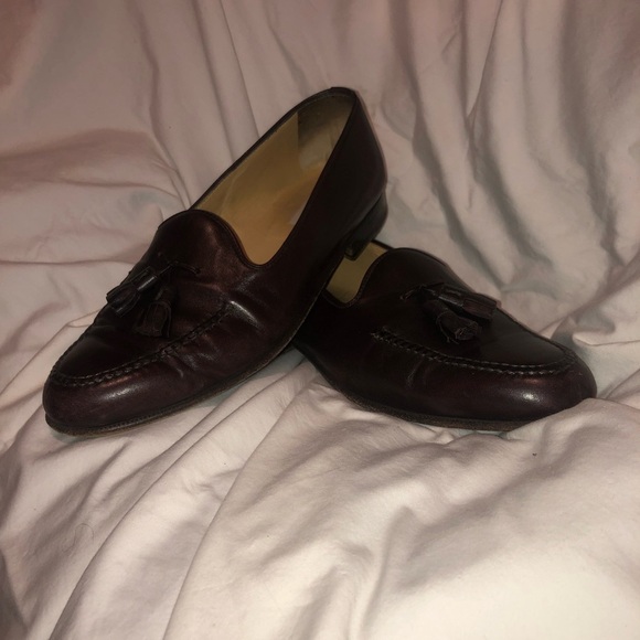 Moreschi Dark Brown Leather tassel Loafers/Slip-On - Picture 4 of 7